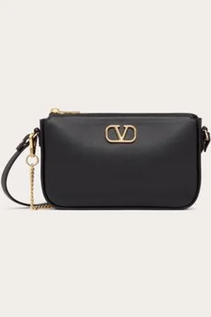 VALENTINO GARAVANI MINI VLOGO SIGNATURE CALFSKIN CROSSBODY BAG Woman UNI