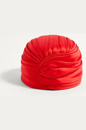 VALENTINO GARAVANI RIGID SILK TURBAN Woman 55