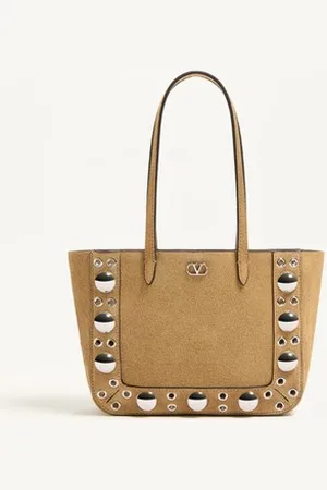 VALENTINO GARAVANI GARAVANI NELLC??TE MINI SUEDE SHOPPING BAG Woman UNI