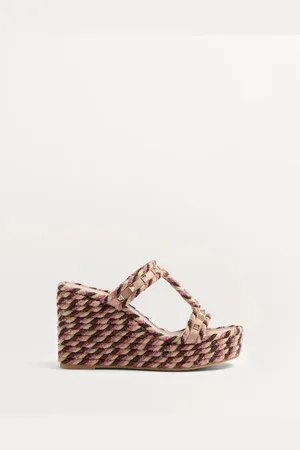 VALENTINO GARAVANI ROCKSTUD WEDGE IN CALFSKIN 90MM Woman 35