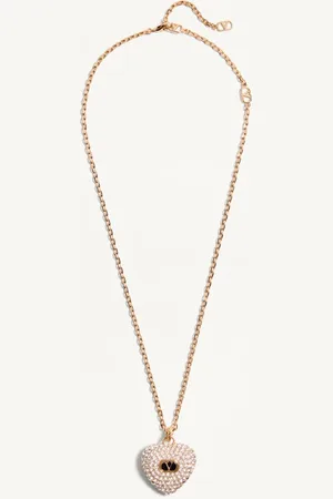 VALENTINO GARAVANI COEUR ROYAL NECKLACE IN METAL, ENAMEL AND SWAROVSKI?? CRYSTALS Woman UNI