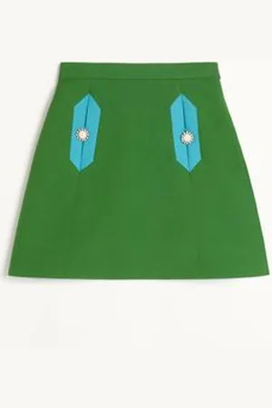 VALENTINO CREPE COUTURE SKIRT Woman 36