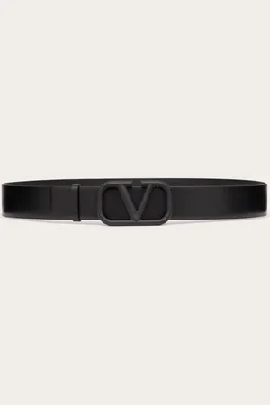 VALENTINO GARAVANI VLOGO SIGNATURE CALFSKIN BELT Man 085