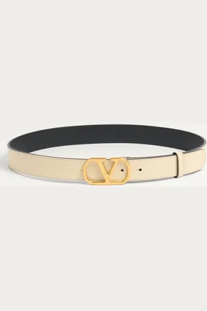 VALENTINO GARAVANI VLOGO SIGNATURE BELT IN SHINY CALFSKIN 30 MM Woman 065