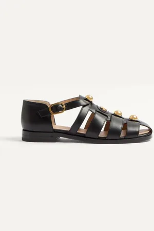 VALENTINO GARAVANI VLOGO SIGNATURE CALFSKIN FISHERMAN SANDAL 20MM Woman 35.5