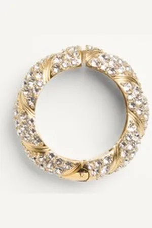 VALENTINO GARAVANI PAS PLUS MONO EARRING IN METAL, ENAMEL AND SWAROVSKI?? CRYSTALS Woman UNI
