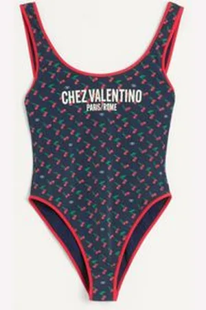 VALENTINO LYCRA SWIMSUIT WITH CHERRYFIC PRINT Woman L
