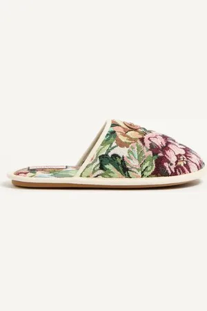 VALENTINO GARAVANI TA CHAMBRE SLIDE IN VOYAGE IMAGINAIRE FABRIC Man 39