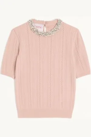 VALENTINO EMBROIDERED SWEATER Woman L