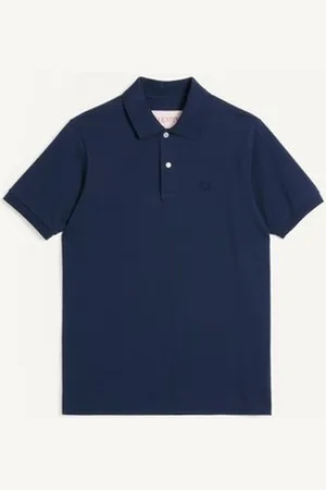 VALENTINO COTTON PIQU?? POLO SHIRT WITH VLOGO EMBROIDERY Man L