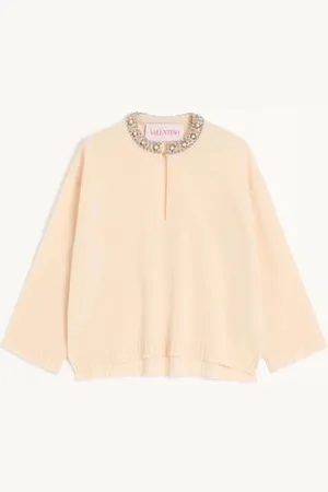 VALENTINO EMBROIDERED SWEATER Woman L