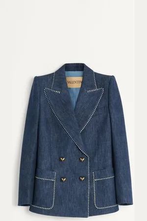 VALENTINO CHAMBRAY DENIM JACKET Woman 36
