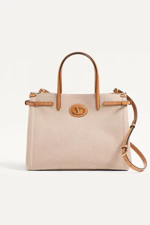 VALENTINO GARAVANI GARAVANI ANTIBES MEDIUM CANVAS SHOPPING BAG Woman UNI