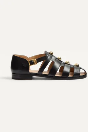 VALENTINO GARAVANI STUDSHIELD FISHERMAN CALFSKIN SANDAL Man 39