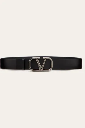 VALENTINO GARAVANI VLOGO SIGNATURE CALFSKIN BELT 40 MM Man 085