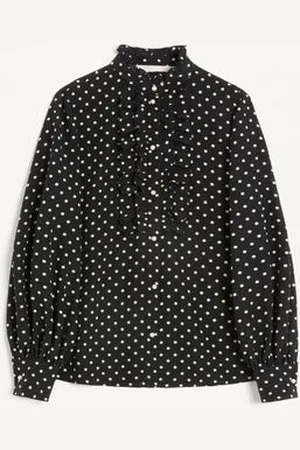 VALENTINO CREPE DE CHINE SHIRT WITH PLUSDEPOIS PRINT Woman 36