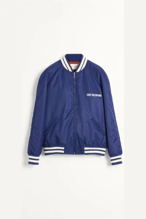 VALENTINO NYLON BOMBER JACKET WITH CHEZ PRINT Man 44