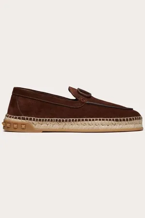 VALENTINO GARAVANI LEISURE FLOWS ESPADRILLES IN SPLIT LEATHER Man 39