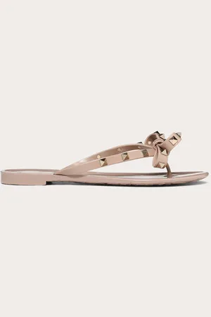 VALENTINO GARAVANI ROCKSTUD RUBBER SLIPPER Woman 35