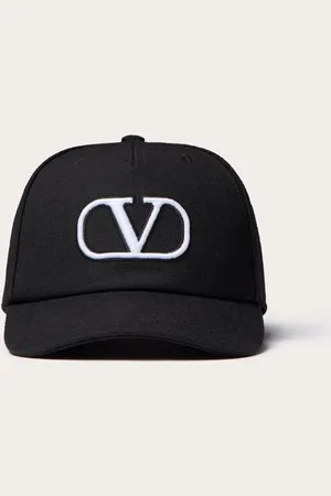 VALENTINO GARAVANI VLOGO SIGNATURE COTTON BASEBALL CAP WITH VLOGO EMBROIDERY Man 58
