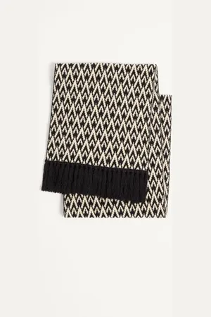 VALENTINO GARAVANI TOUTE LA V KNITTED WOOL SCARF Man UNI