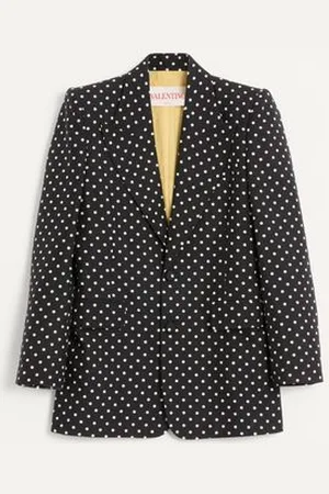 VALENTINO SINGLE-BREASTED SHANTUNG SILK JACKET WITH PLUSDEPOIS PRINT Man 44