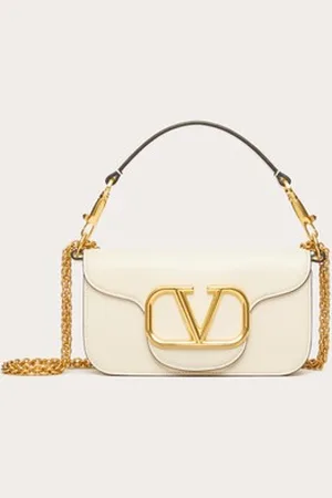 VALENTINO GARAVANI GARAVANI LOC?? SMALL SHOULDER BAG IN CALFSKIN Woman UNI