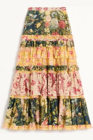VALENTINO SKIRT IN MUSSOLA APRES L???HIVER MACRO FIORE Woman 36