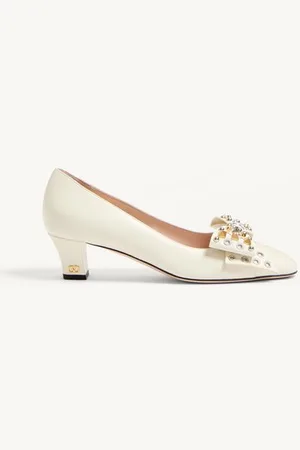 VALENTINO GARAVANI BOWOW PUMP IN KIDSKIN WITH STUDS 45MM Woman 35.5