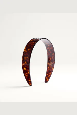 VALENTINO GARAVANI VLOGO SIGNATURE HEADBAND IN RESIN, METAL AND CRYSTALS Woman UNI