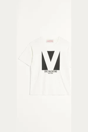 VALENTINO COTTON T-SHIRT WITH CHEZ PRINT Man 3XL