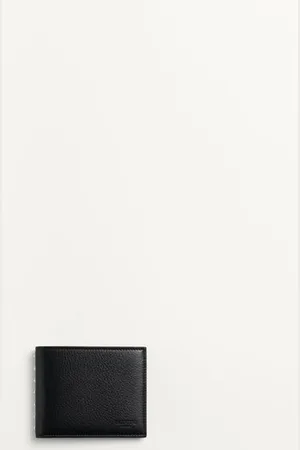 VALENTINO GARAVANI ROCKSTUD WALLET IN GRAINY CALFSKIN Man UNI