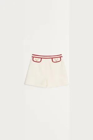 VALENTINO CREPE COUTURE SHORTS Woman 36