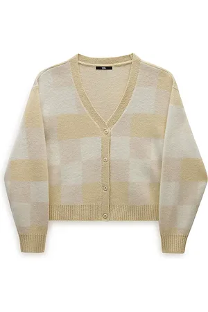 Winter Checker Relaxed Cardigan