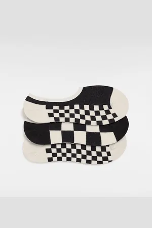 Vans Checker Canoodle Socks (3 Pair), Woman, , Size: 4-7.5