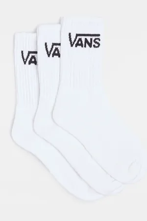 Vans Classic Crew Socks (3 Pairs), Woman, , Size: 4-7.5