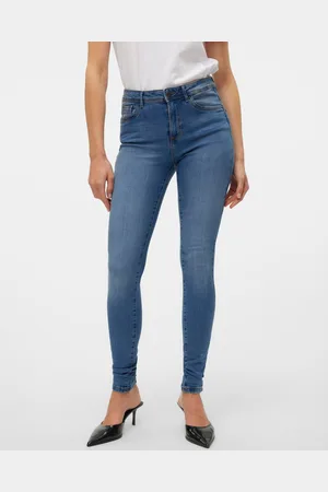 VERO MODA Vmtanya Mid Rise Skinny Fit Jeans