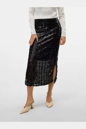 VERO MODA Vmefa Mid Waist Long Skirt