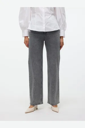 VERO MODA Vmtessa High Rise Wide Leg Fit Jeans