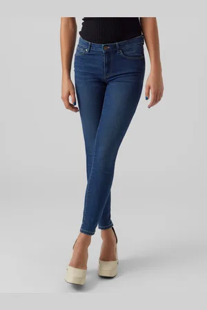 VERO MODA Vmjune Mid Rise Skinny Fit Jeans