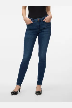 VERO MODA Vmtanya Mid Rise Skinny Fit Jeans