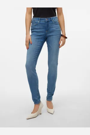 VERO MODA Vmtanya Mid Rise Skinny Fit Jeans