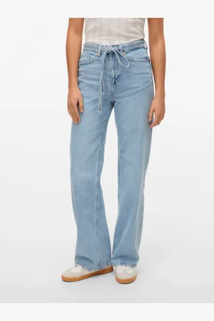 VERO MODA Vmtessa High Rise Wide Leg Fit Jeans