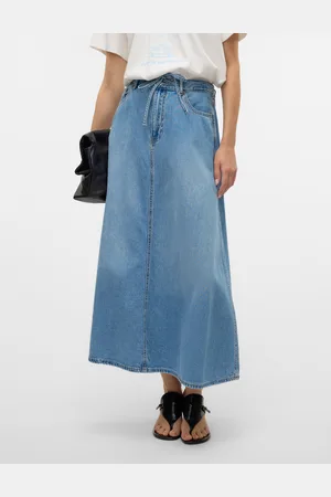 VERO MODA Vmhilla Mid Waist Midi Skirt