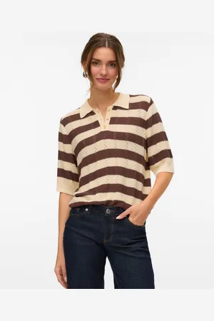 VERO MODA Vmrandi Knitted Polo-shirt