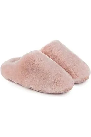 Just Sheepskin Louise Full Sheepskin Swept Back Mule Slipper