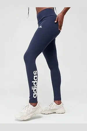 adidas Womens Linear Leggings - Navy
