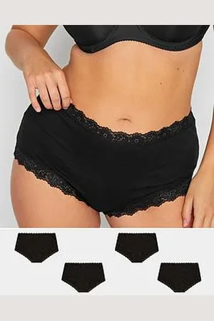 Yours Lace Trim Short (4 Pack)