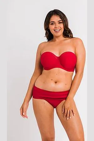 Sundown Bandeau Bikini Top by Curvy Kate Swim