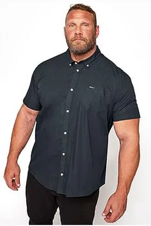 BAD RHINO Essential Smart Short Sleeve Oxford Shirt